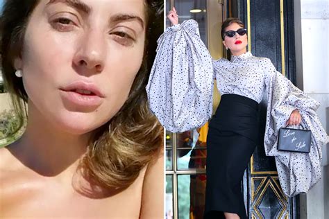 lady gaga boobs|Lady Gaga goes topless as she sunbathes at incredible Malibu。